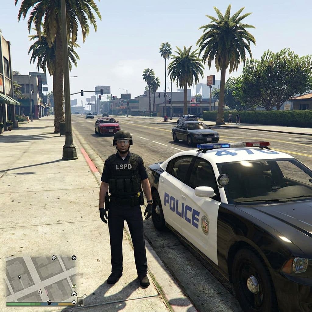 Police officer character preview